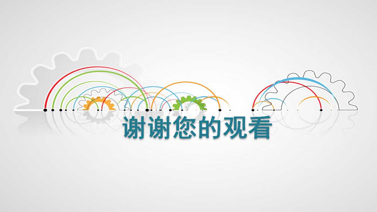 创意齿轮创业计划书ppt模板