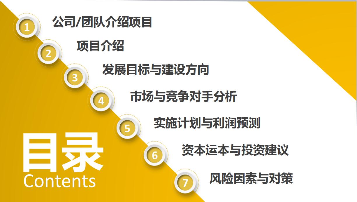 简约微立体项目融资书ppt模板