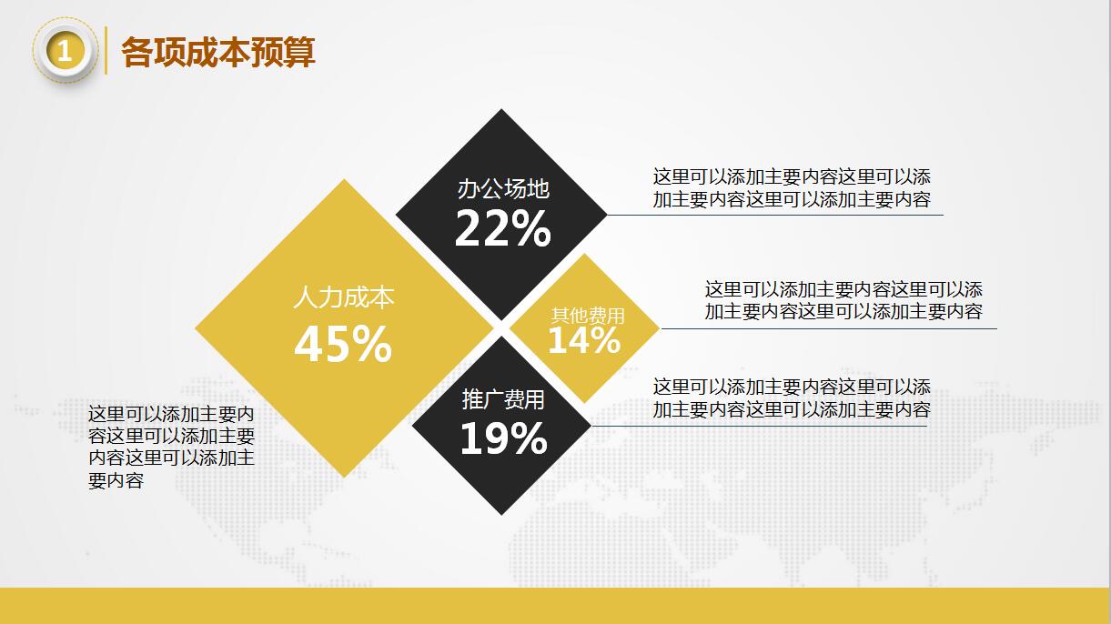 简约微立体项目融资书ppt模板