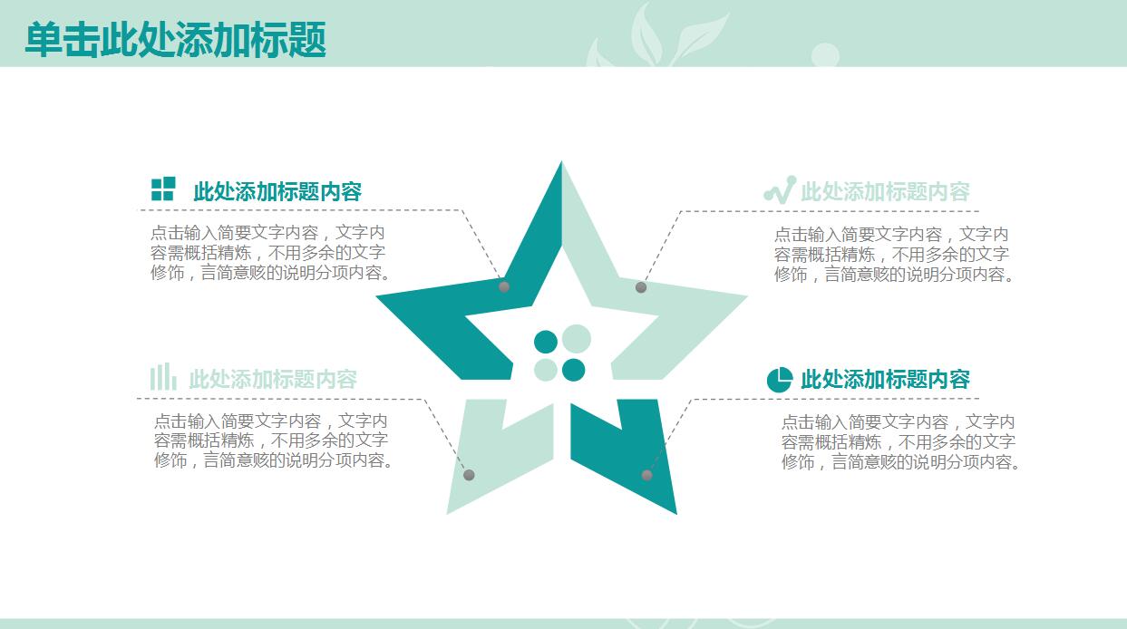 精美时尚年度工作汇报ppt模板