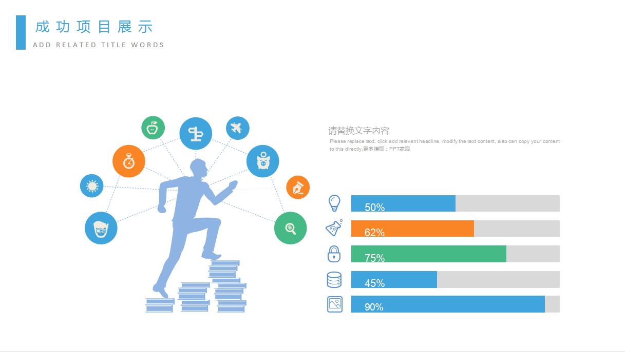 白色简约互联网行业会议ppt模板