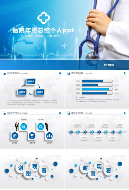 医院年终总结个人ppt模板