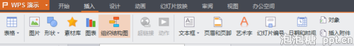 WPS中PPT如何插入及更改组织结构图？