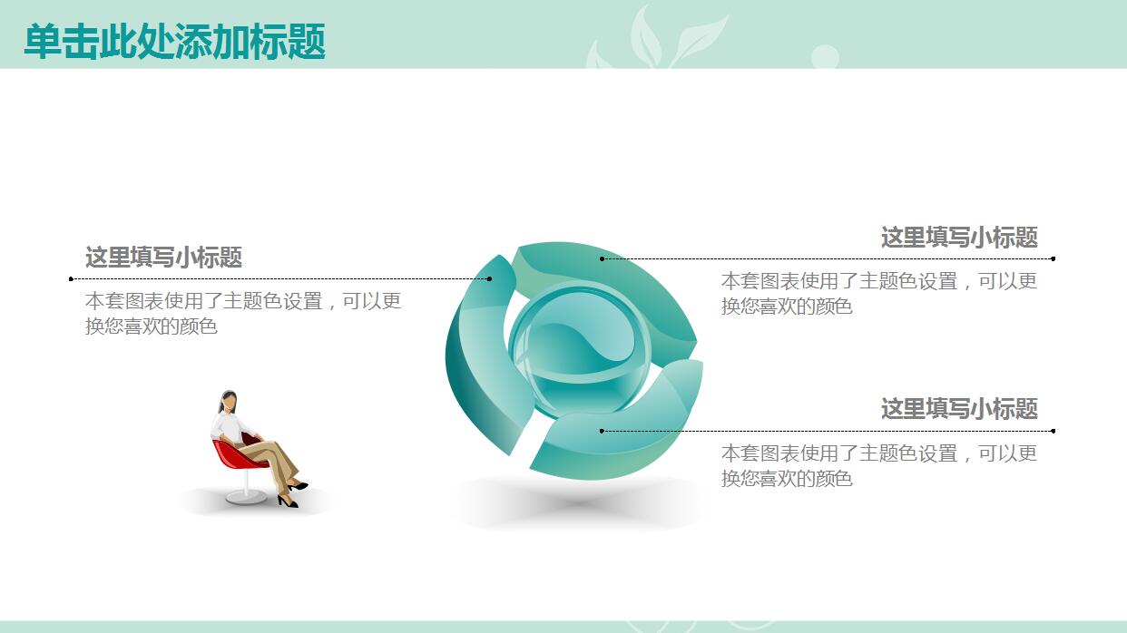 精美时尚年度工作汇报ppt模板