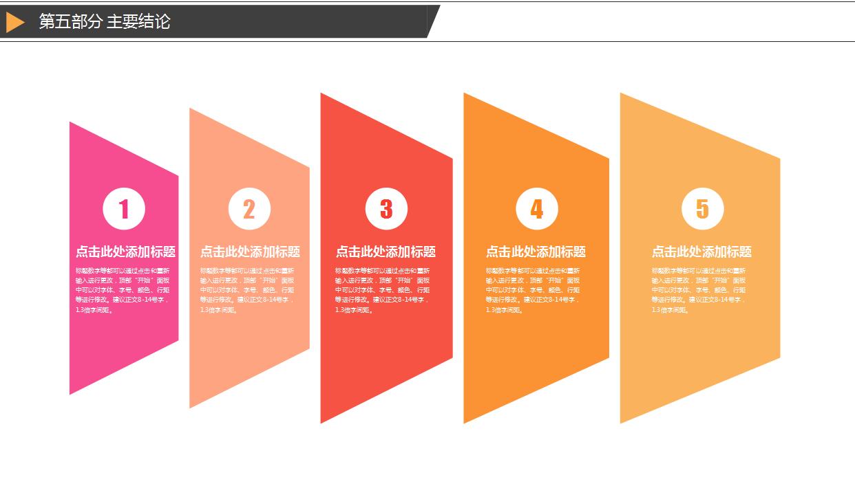 时尚简洁论文答辩ppt模板