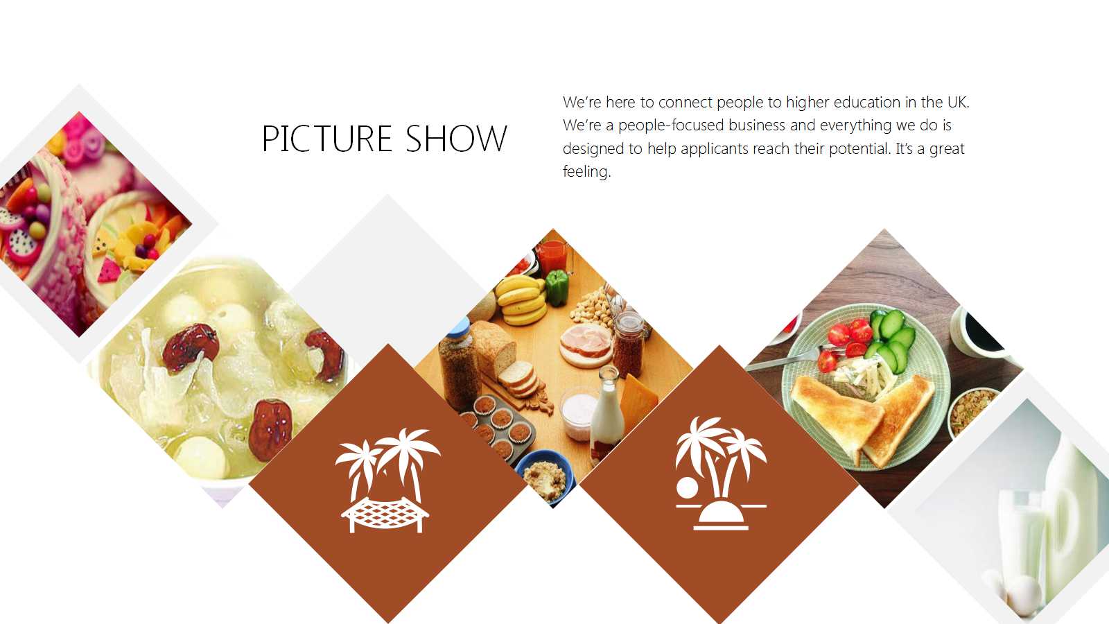 食物肉类ppt模板