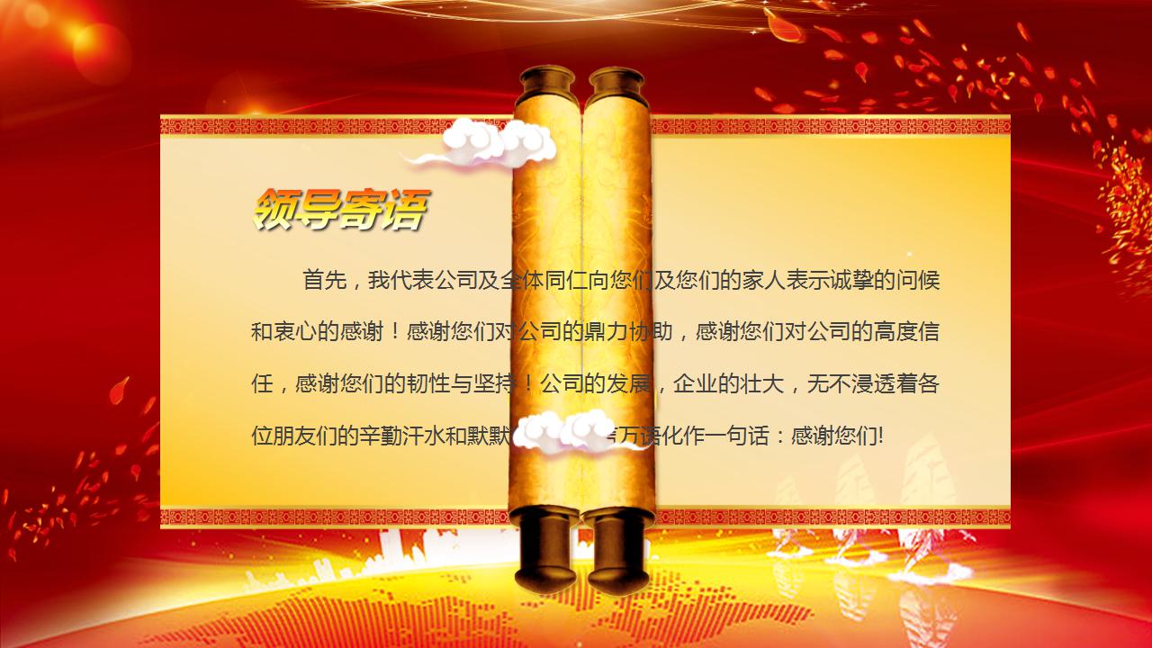 精美实用新年ppt模板