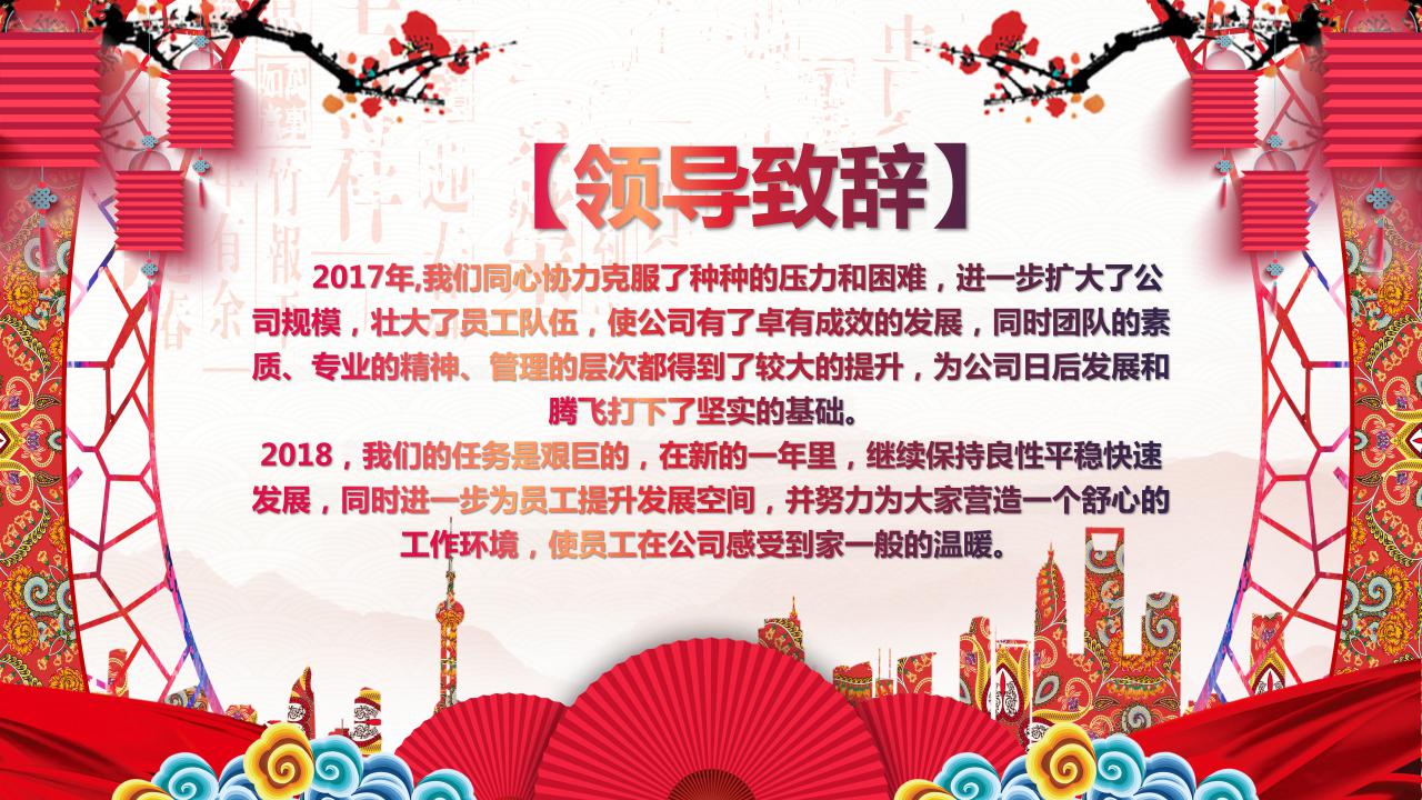 精美时尚新年ppt模板