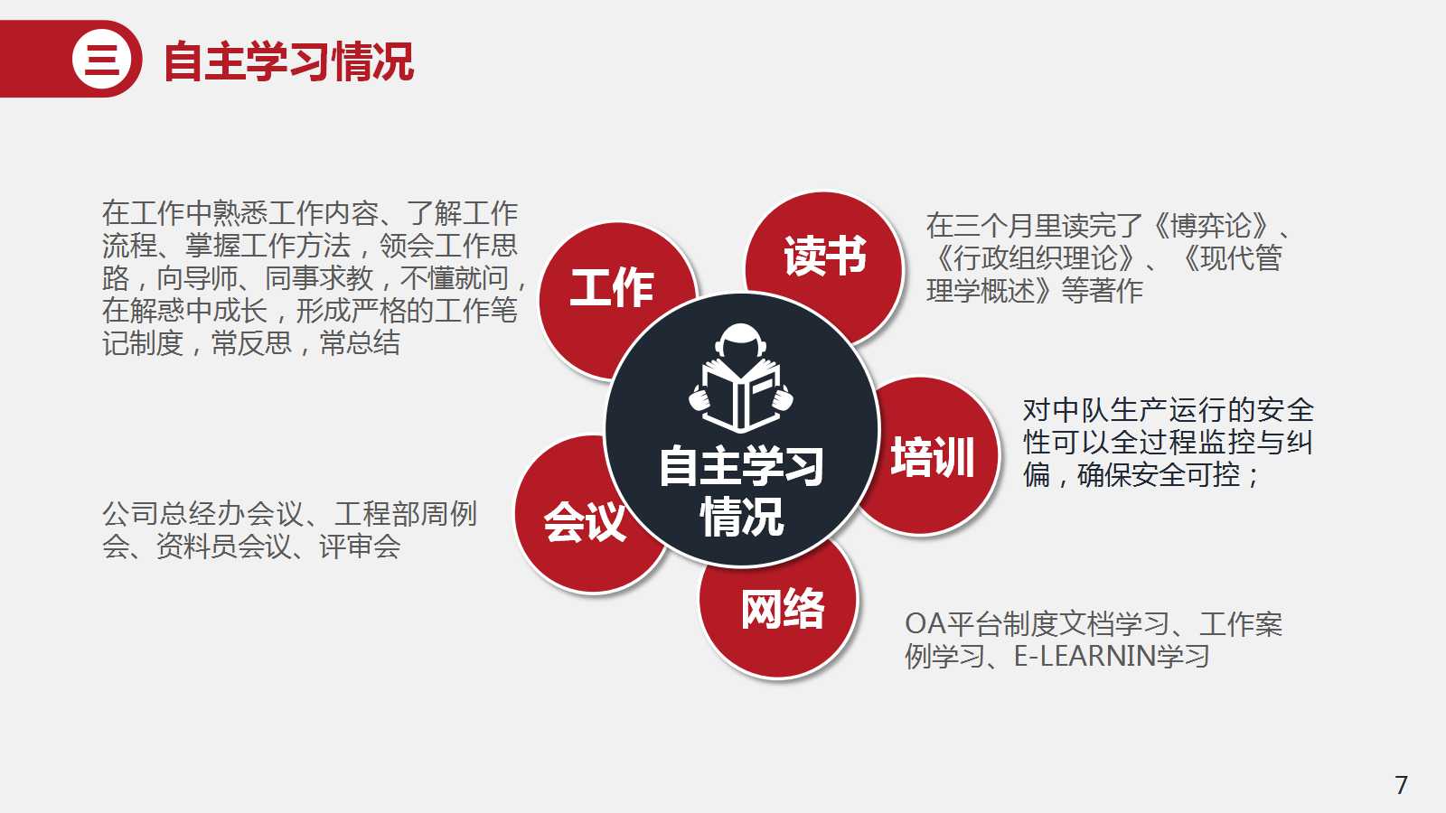 红黑简洁大气年终总结ppt模板