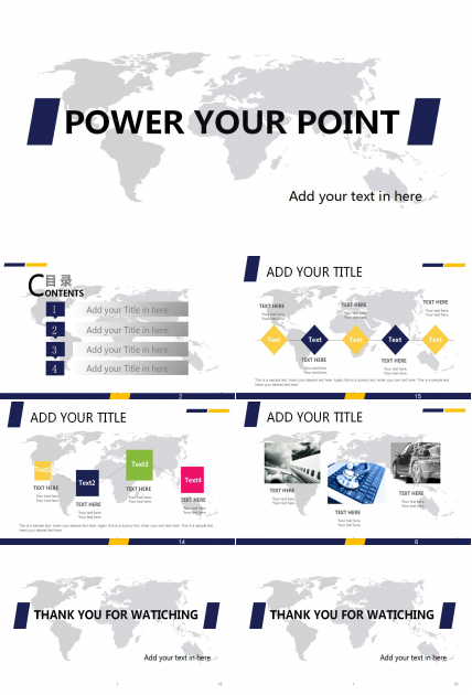 白色简约欧美风格工作计划ppt模板