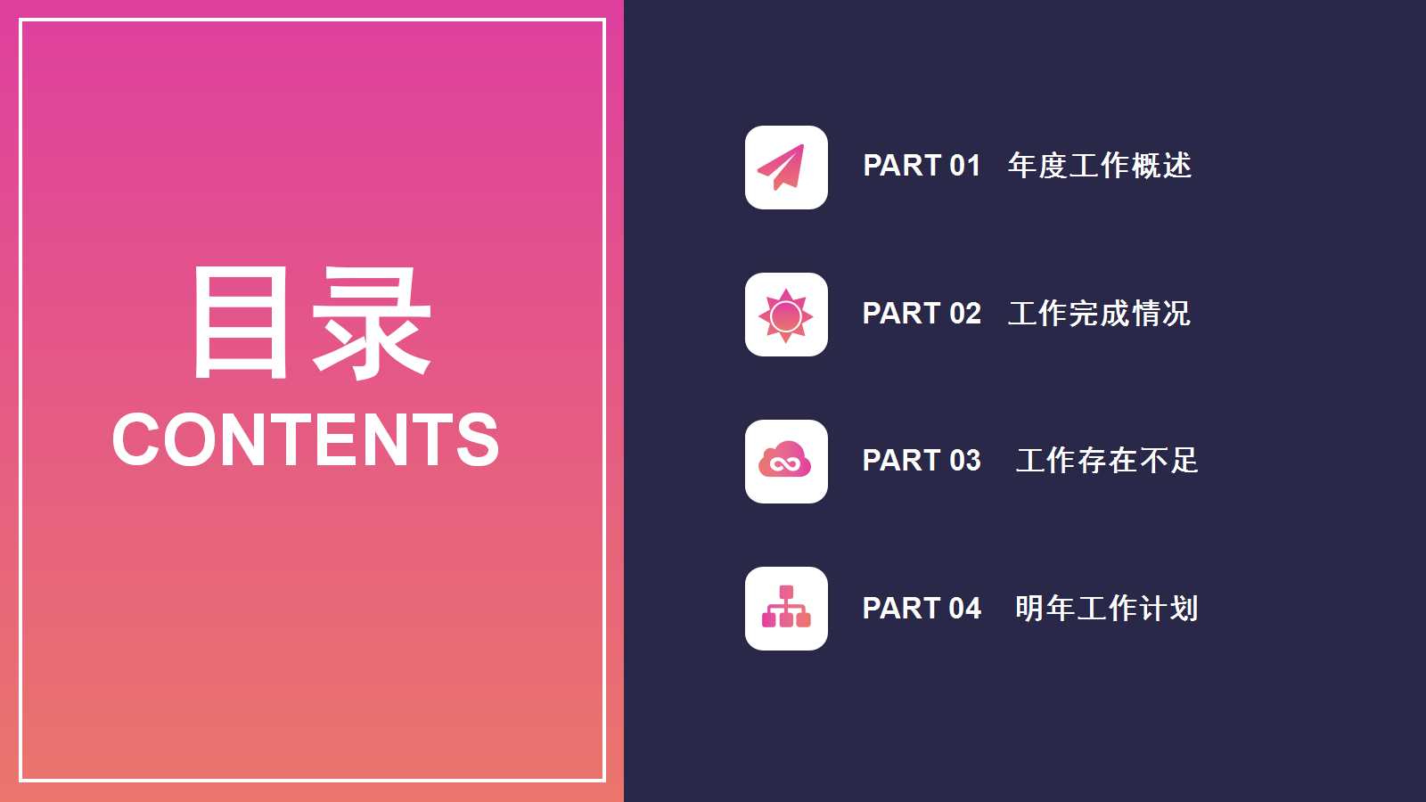 创意欧美风年终总结ppt模板