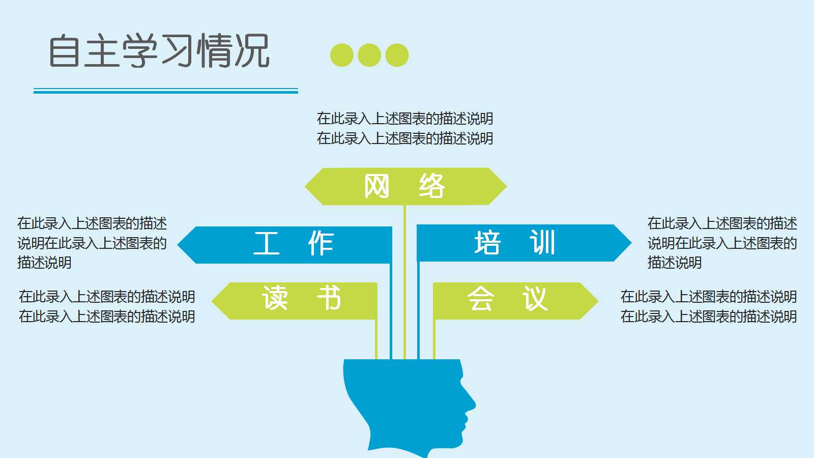 行政工作汇报ppt模板_清新简约