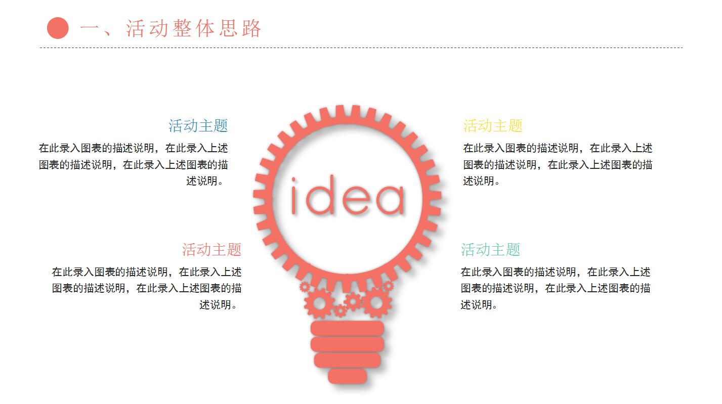 活动执行方案ppt模板