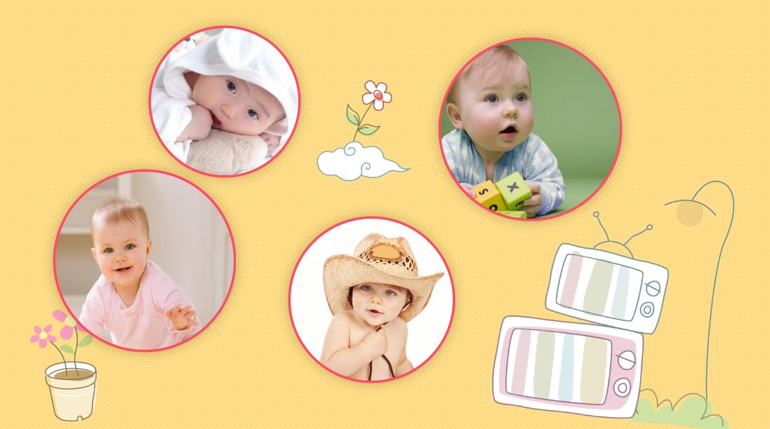 黄色时尚卡通成长记录ppt模板