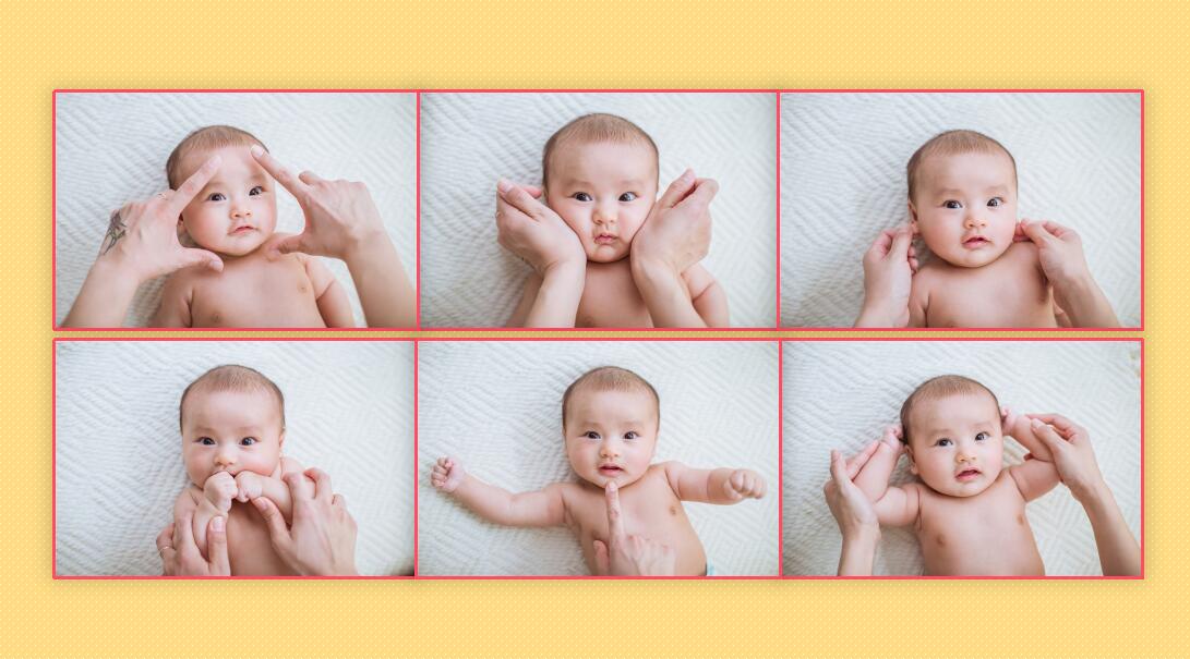 黄色时尚卡通成长记录ppt模板