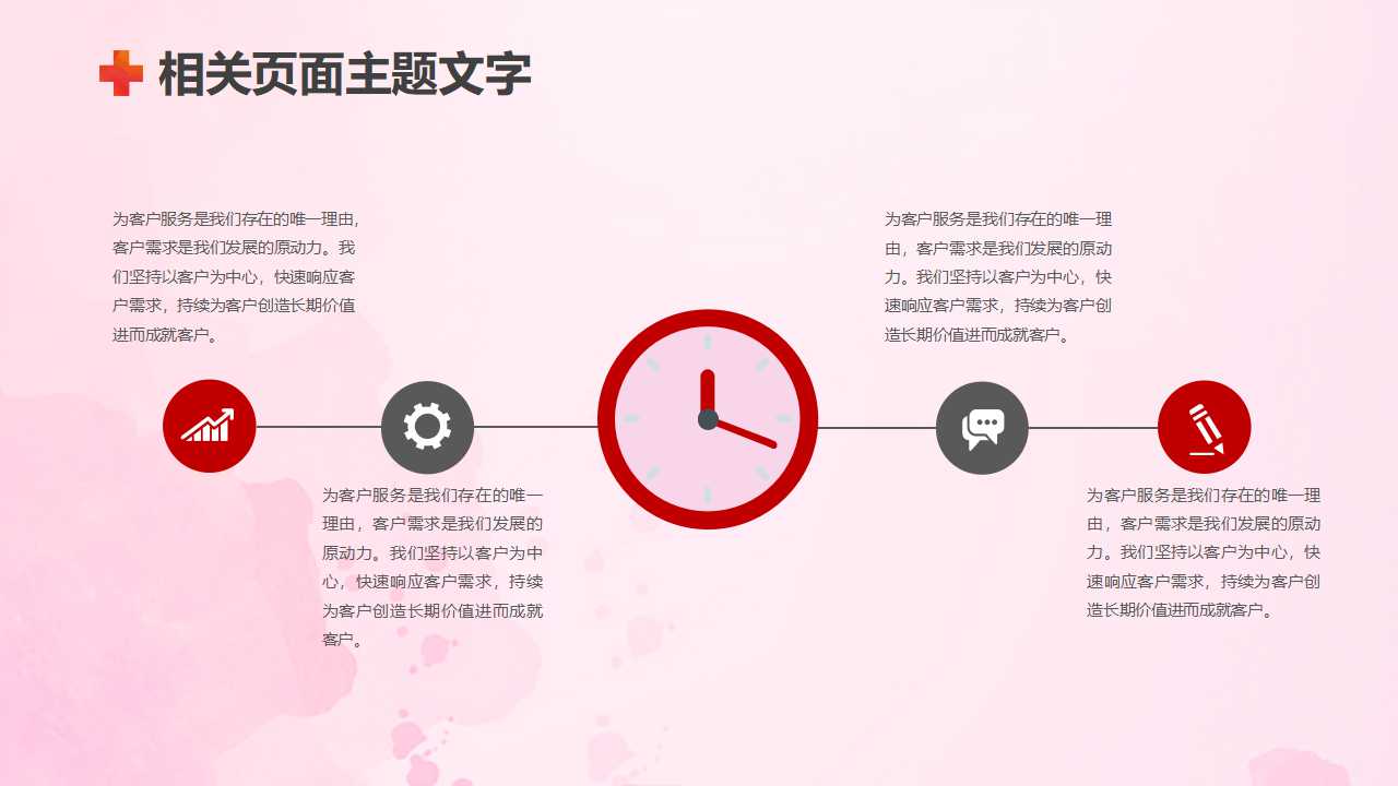 粉色精美护士工作汇报ppt模板