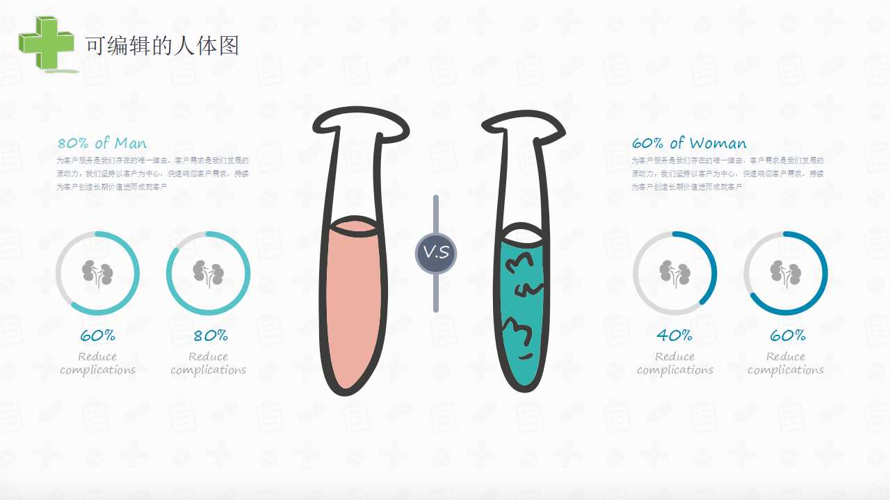手绘卡通医院工作汇报ppt模板