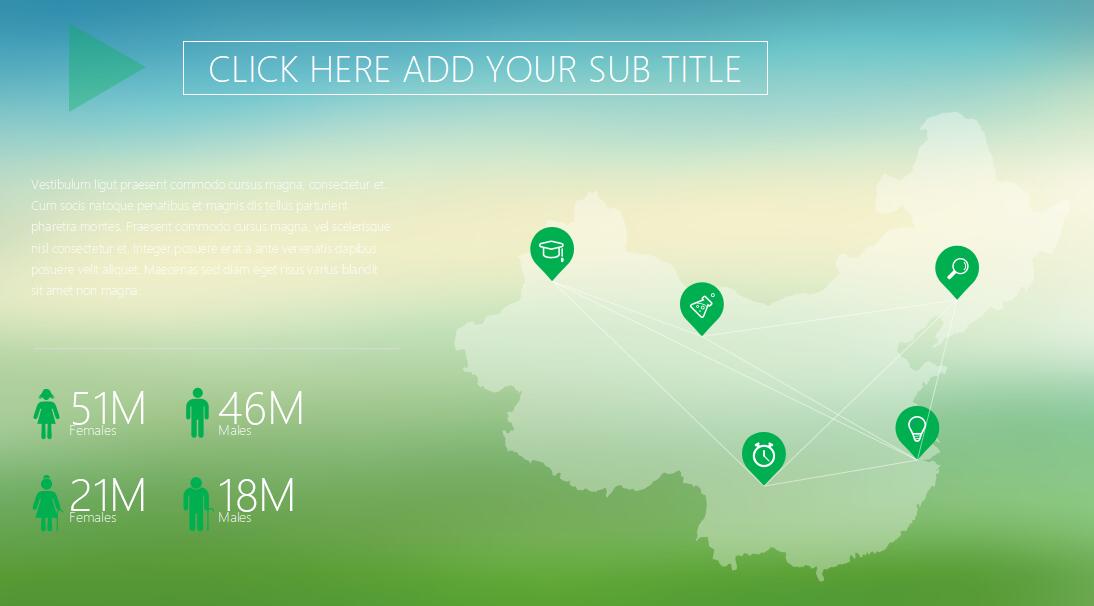简约清新销售工作汇报ppt模板