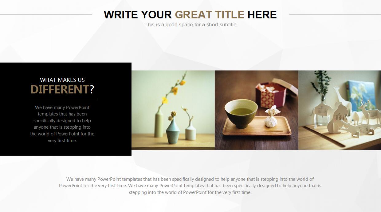 经典黑色新年工作计划ppt通用模板