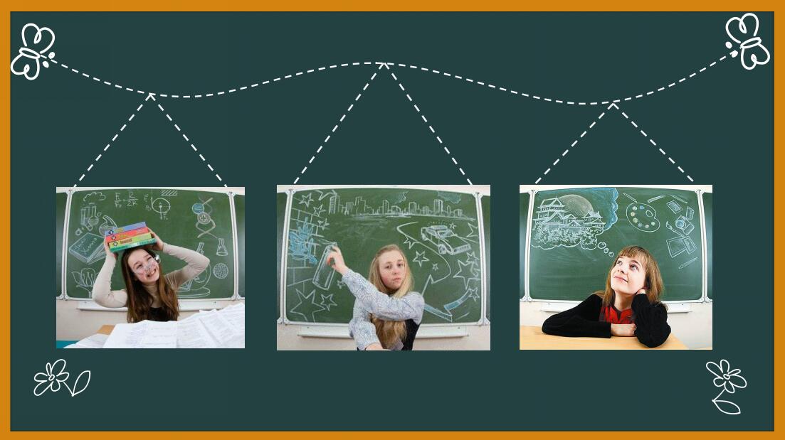 简约卡通毕业设计ppt模板