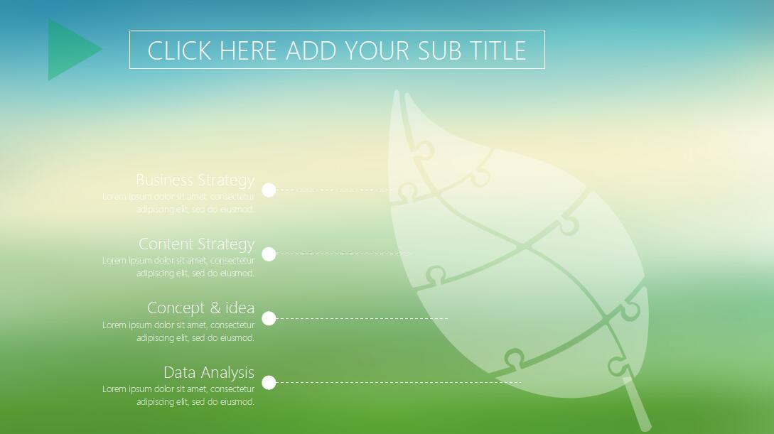 简约清新销售工作汇报ppt模板