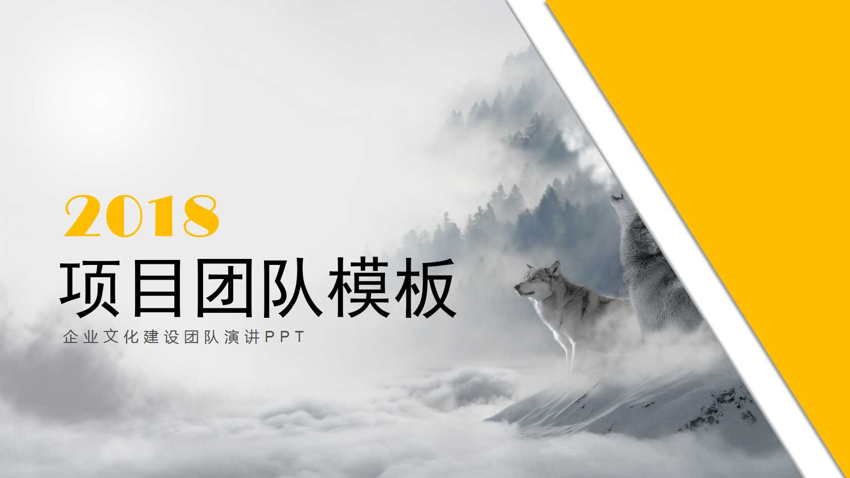 项目团队ppt模板