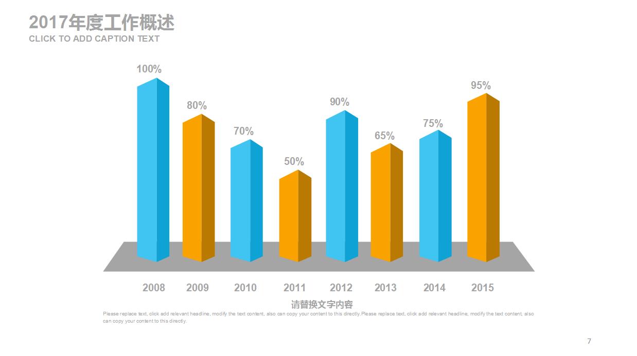 创意低多边形年度工作总结ppt模板