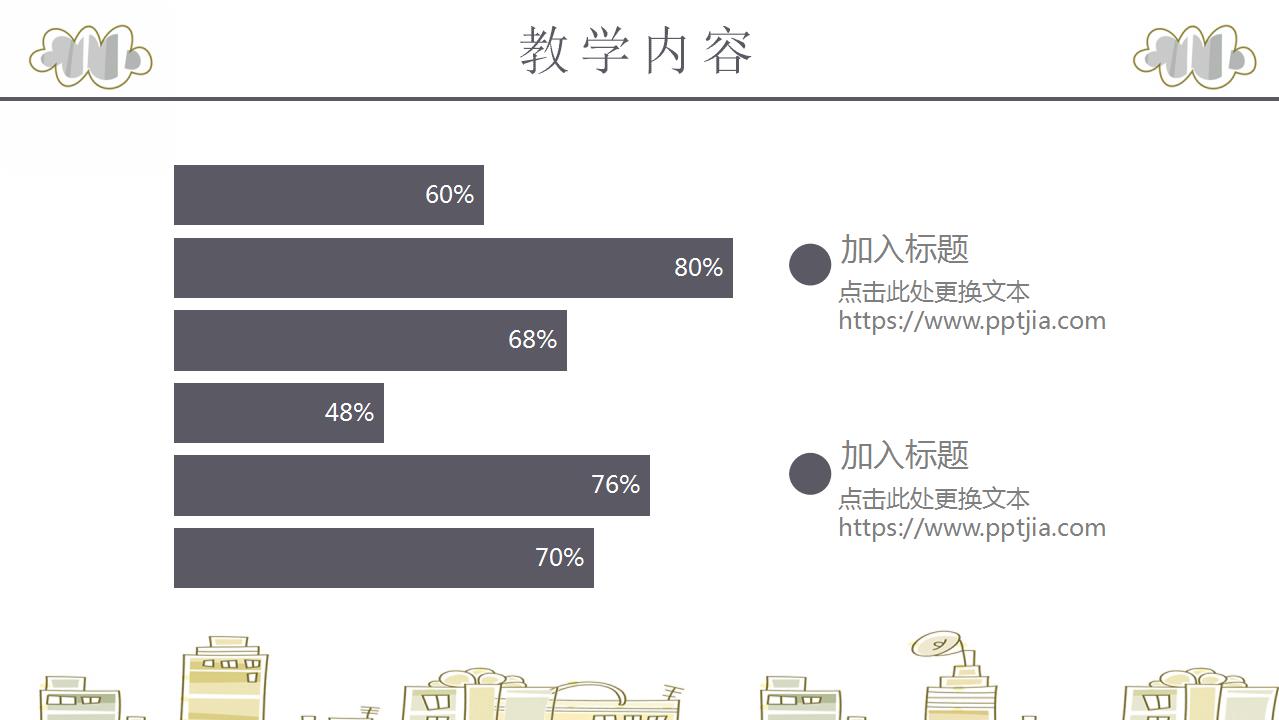 创意黑板教师说课ppt模板