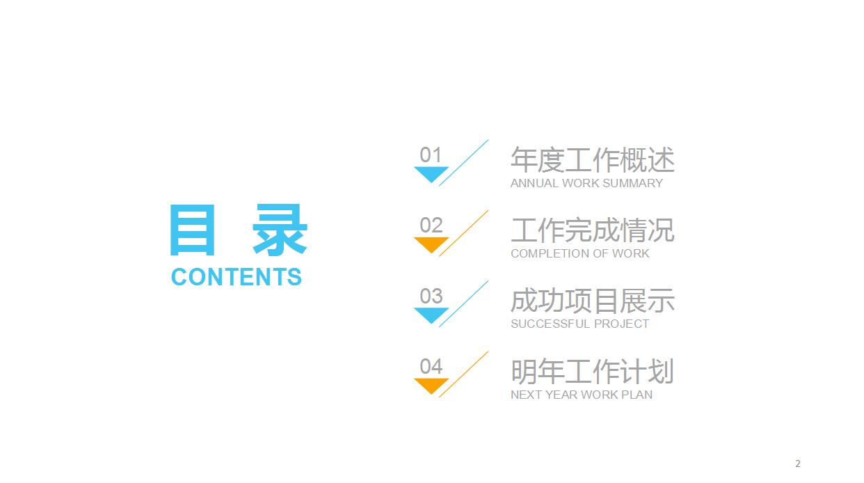 创意低多边形年度工作总结ppt模板