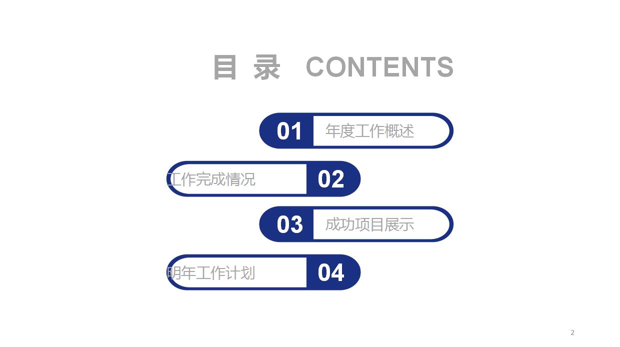 简约商务炫酷年度工作总结ppt模板