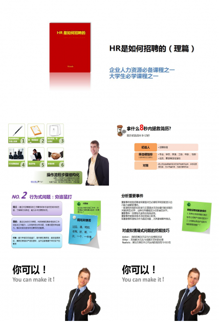 hr是如何招聘ppt模板