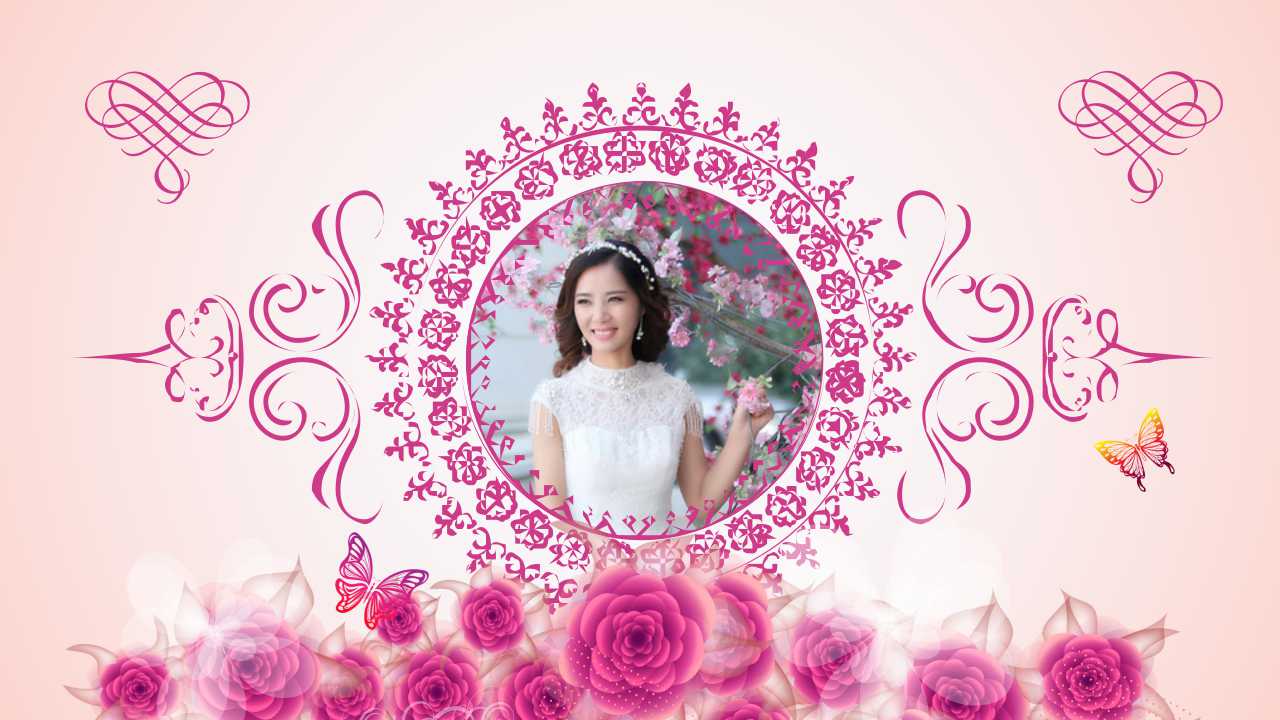 唯美浪漫婚礼ppt动态模板