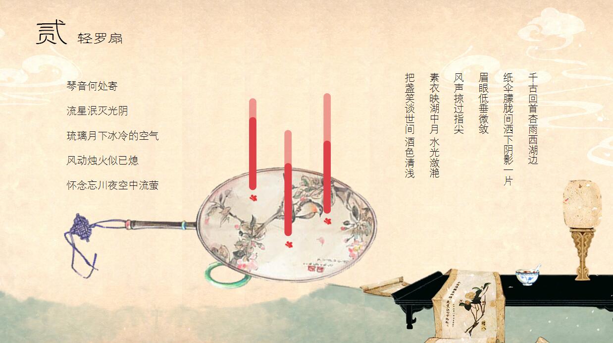 古典中国风年度工作总结ppt模板