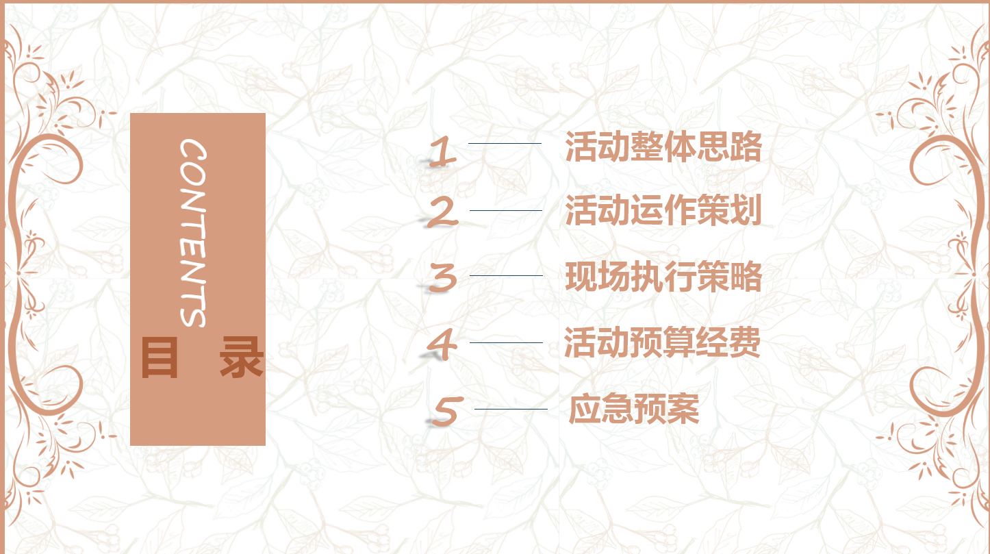 校园活动策划ppt模板