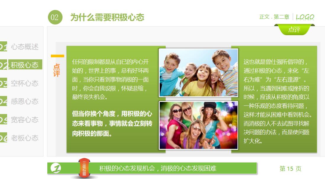 员工心态培训课件ppt模板