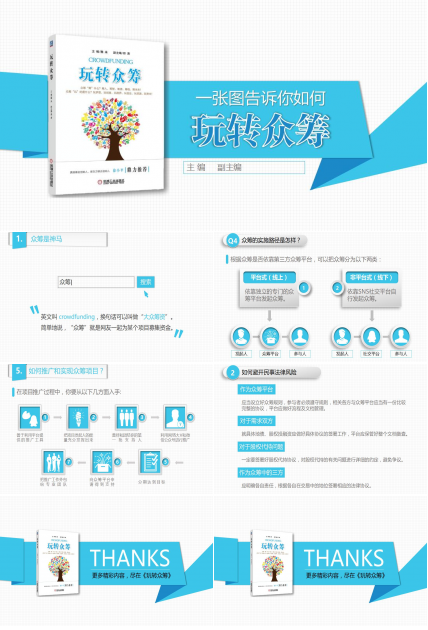 众筹教育指导ppt模板