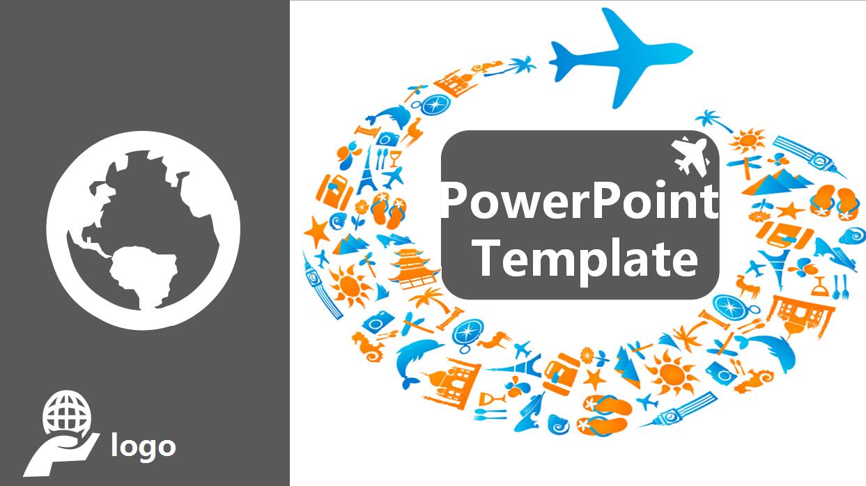 欧美风年终工作汇报商务ppt模板