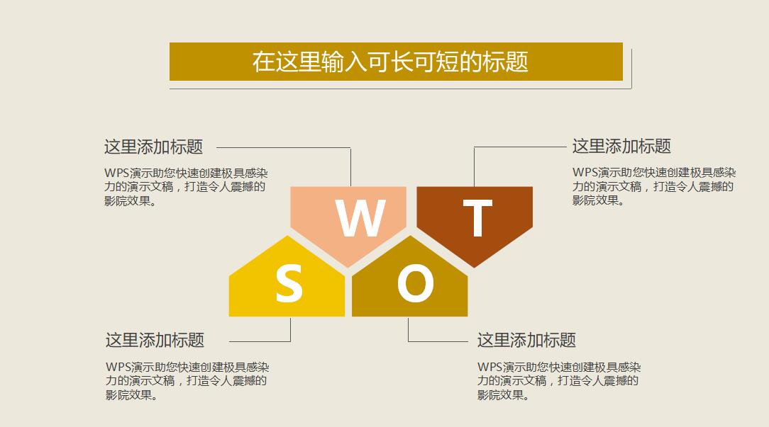 商务工作汇报展望ppt模板