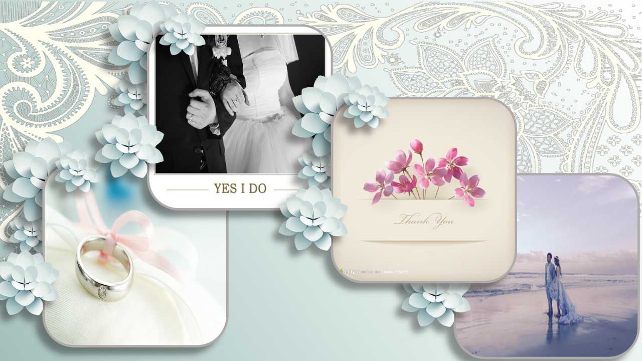 婚礼现场ppt模板