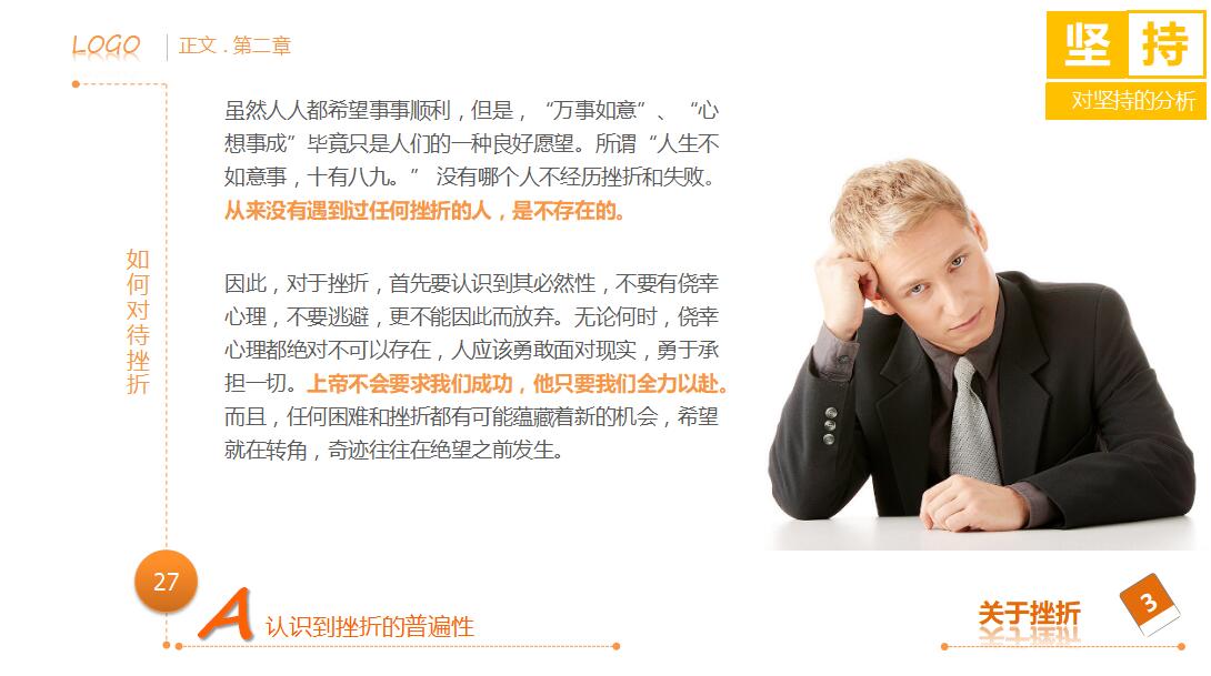 在职员工意志培训ppt模板