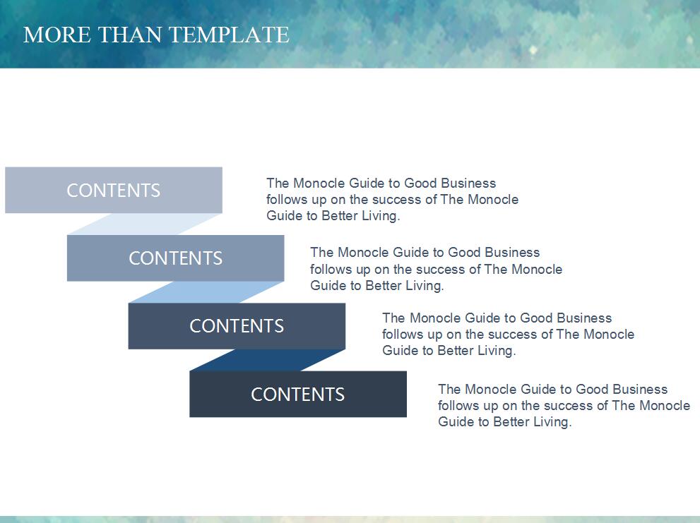 清爽简约年度工作计划ppt模板