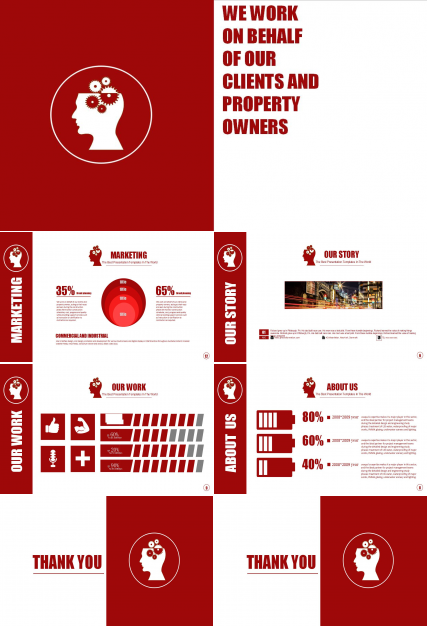 红色大气商务年度工作计划ppt模板