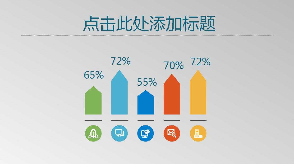 创意扁平化创新项目答辩ppt模板