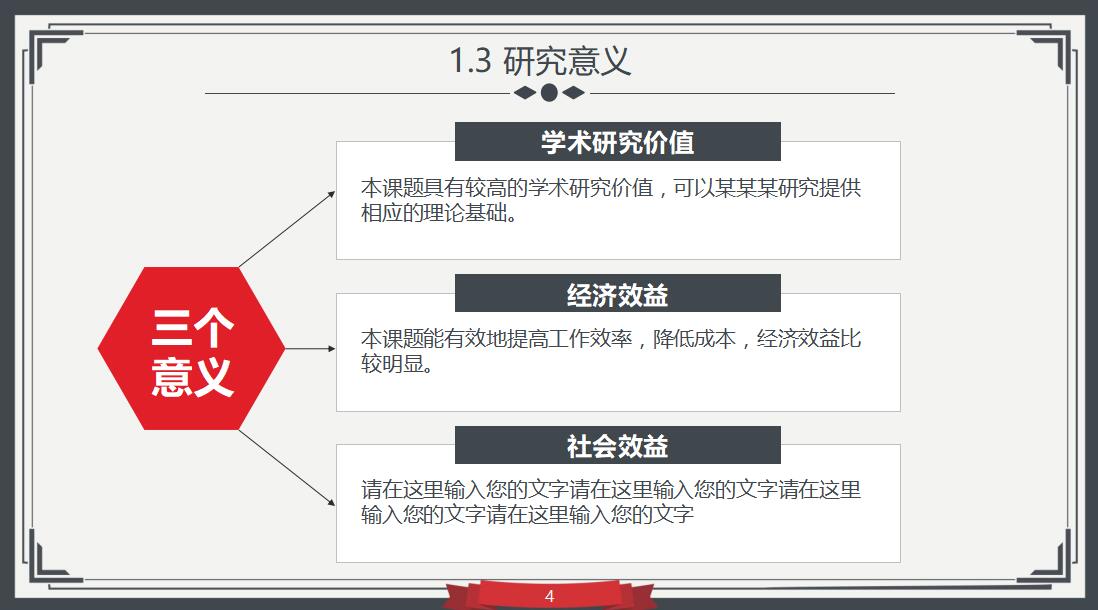 学术风格实验汇报ppt模板