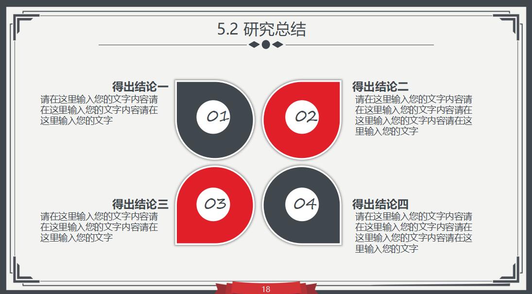 学术风格实验汇报ppt模板