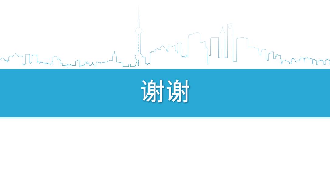 蓝色简洁年终报告ppt模板