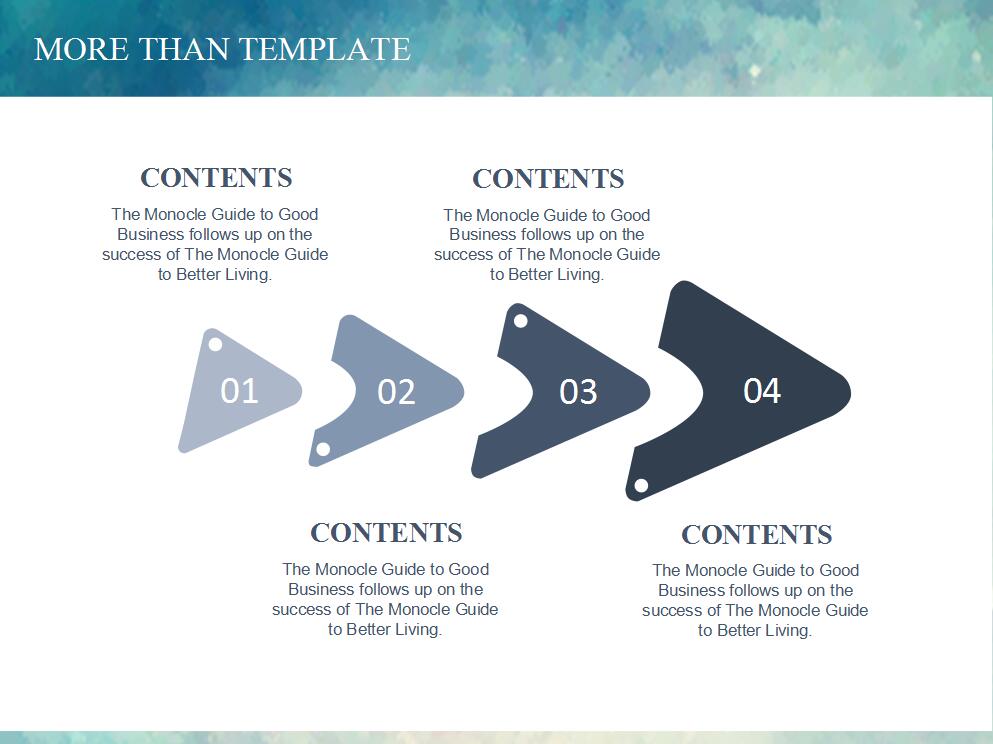 清爽简约年度工作计划ppt模板