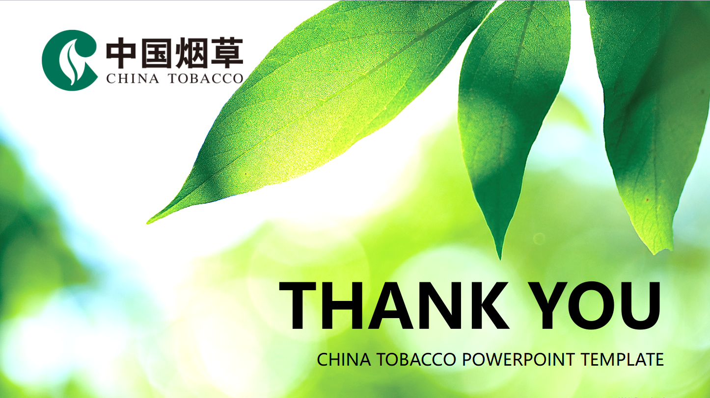 烟草安全工作总结ppt模板