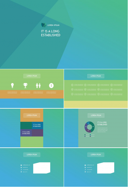 清新简约年底工作总结ppt模板