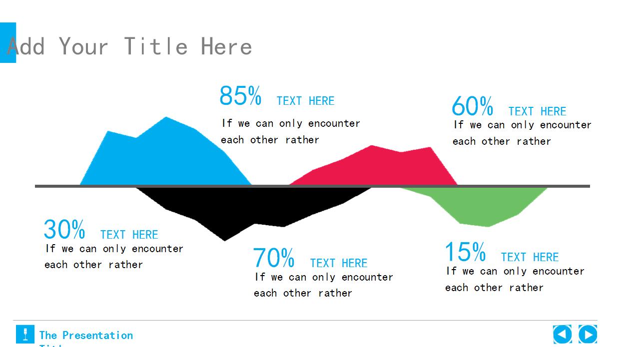 简约欧美风年终工作总结ppt模板